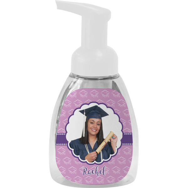 Custom Graduation Foam Soap Bottle - White (Personalized)