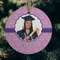 Graduation Frosted Glass Ornament - Round (Lifestyle)