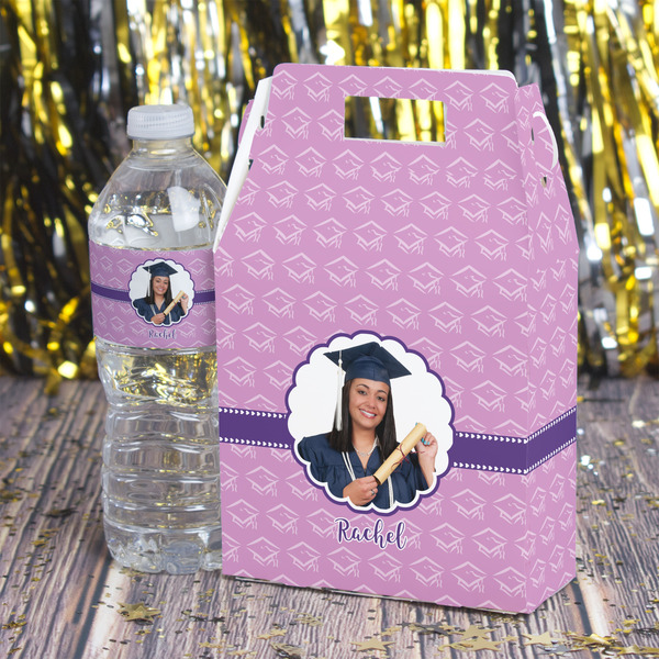 Graduation Gable Favor Box - In Context