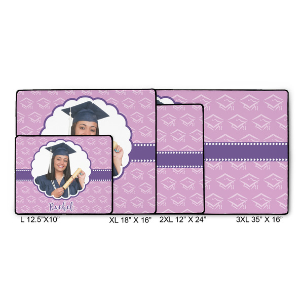Graduation Gaming Mats - SIZE CHART