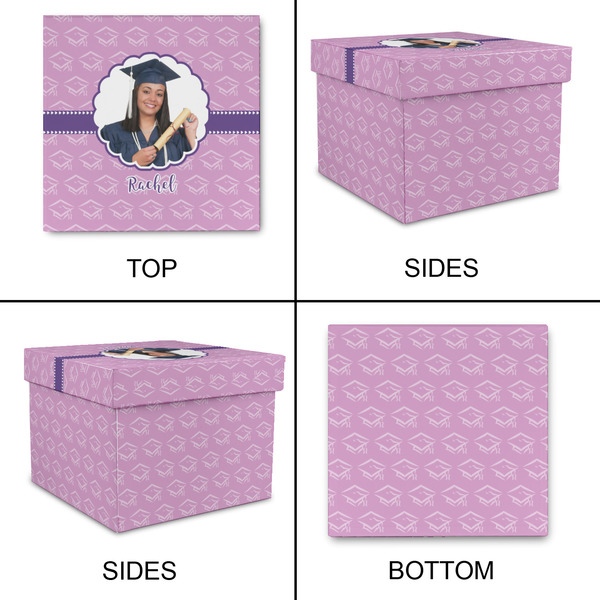 Graduation Gift Boxes with Lid - Canvas Wrapped - Small - Approval