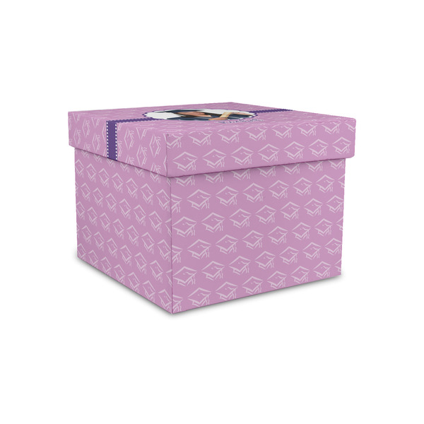 Custom Graduation Gift Box with Lid - Canvas Wrapped - Small (Personalized)