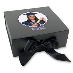 Graduation Gift Box with Magnetic Lid - Black (Personalized)