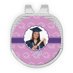 Graduation Golf Ball Marker - Hat Clip - Silver