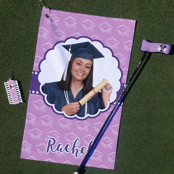 Custom Graduation Golf Towel Gift Set (Personalized)