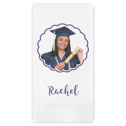 Graduation Guest Napkins - Full Color - Embossed Edge (Personalized)