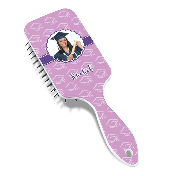 Graduation Hair Brush - Angle View