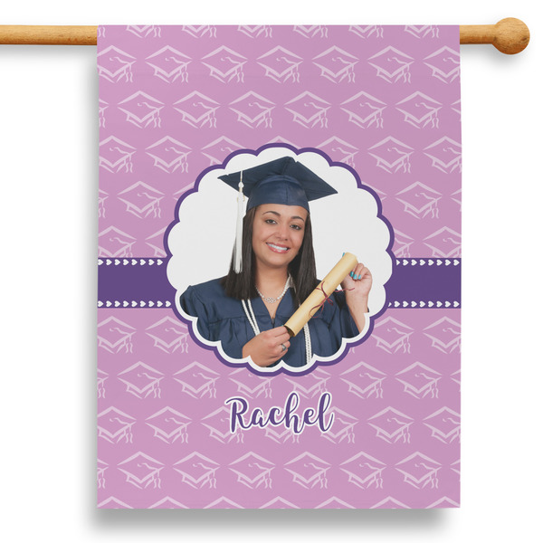 Custom Graduation 28" House Flag - Single Sided (Personalized)