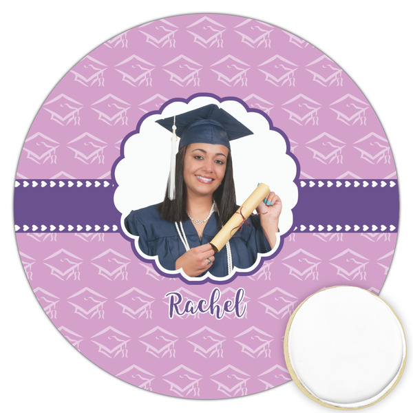 Custom Graduation Printed Cookie Topper - 3.25" (Personalized)