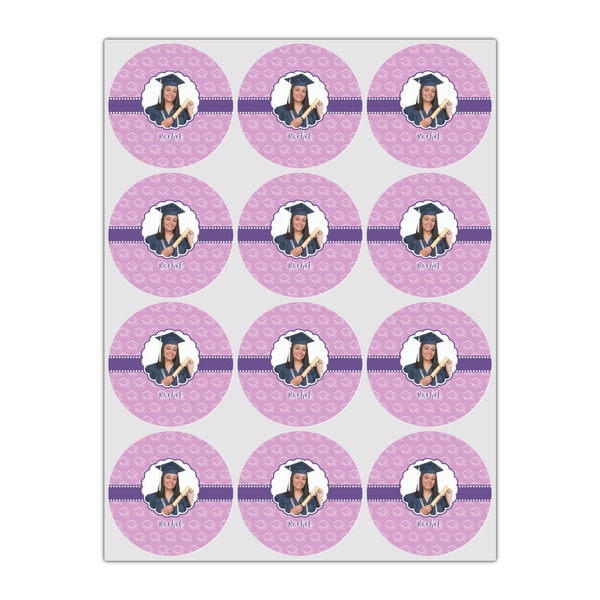 Graduation Icing Circle - Small - Set of 12