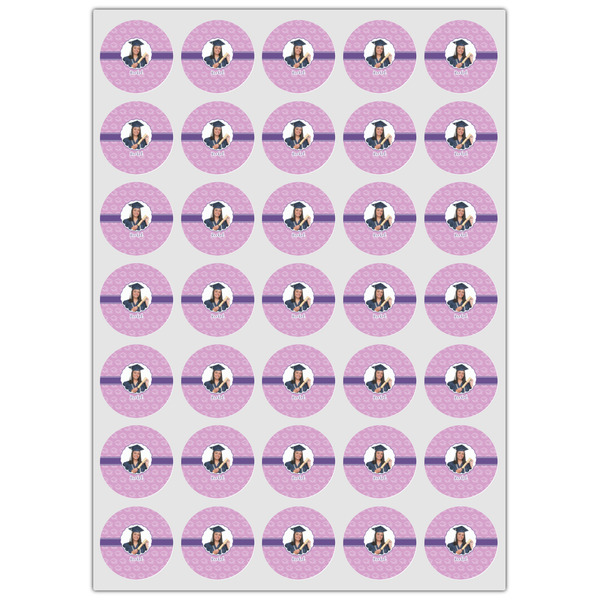 Graduation Icing Circle - XSmall - Set of 35