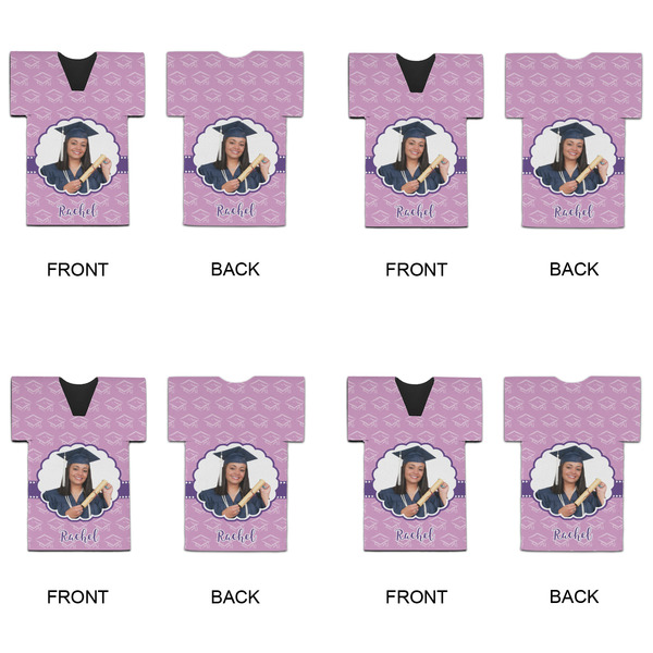 Graduation Jersey Bottle Cooler - Set of 4 - APPROVAL