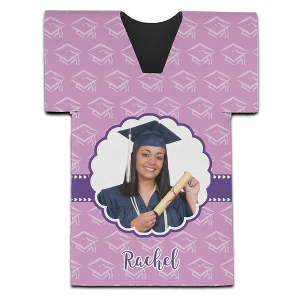 Graduation Jersey Bottle Cooler - Set of 4 - FRONT (flat)