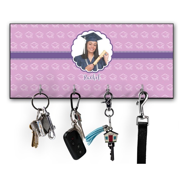 Custom Graduation Key Hanger w/ 4 Hooks w/ Photo