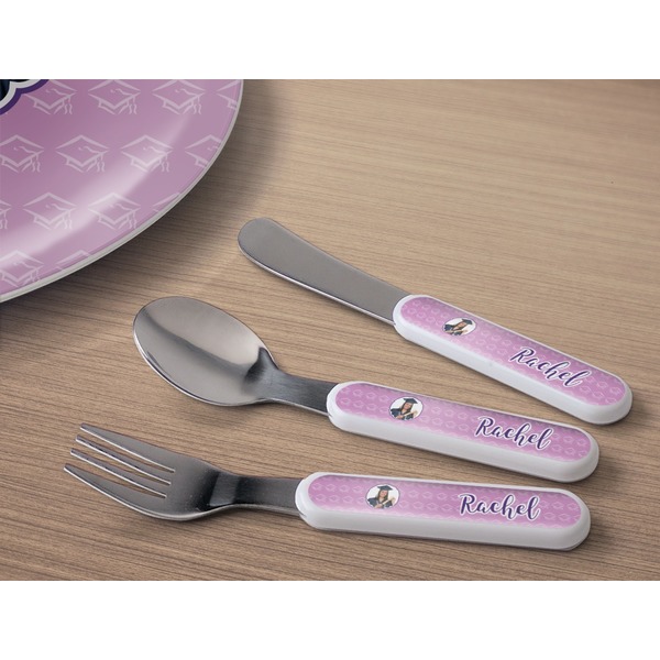 Graduation Kids Flatware w/ Plate