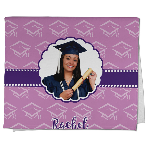 Custom Graduation Kitchen Towel - Poly Cotton w/ Photo