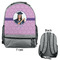 Graduation Large Backpack - Gray - Front & Back View