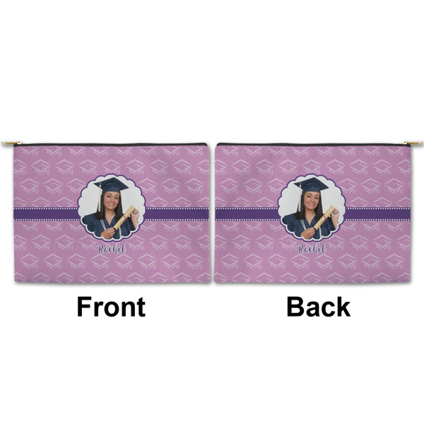 Graduation Large Zipper Pouch Approval (Front and Back)