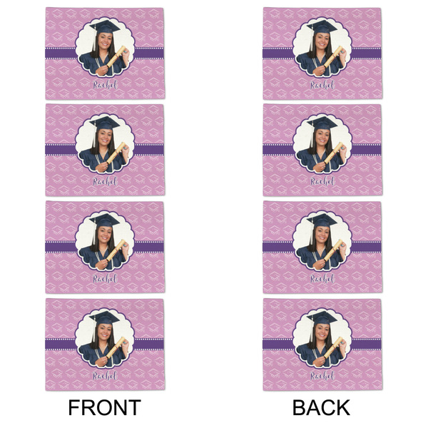 Graduation Linen Placemat - APPROVAL Set of 4 (double sided)