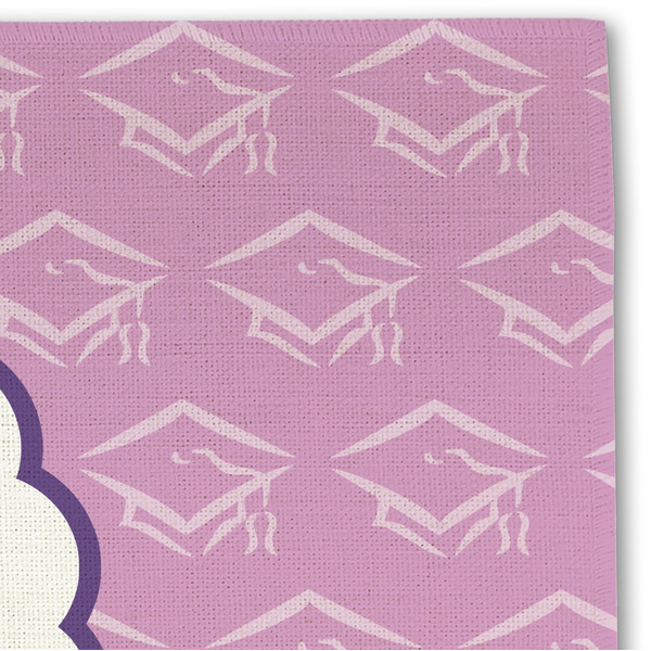 Graduation Linen Placemat - DETAIL