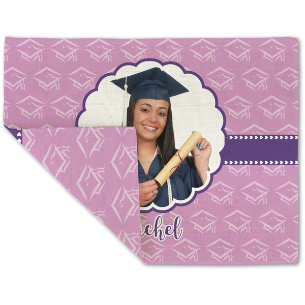 Graduation Linen Placemat - Folded Corner (double side)