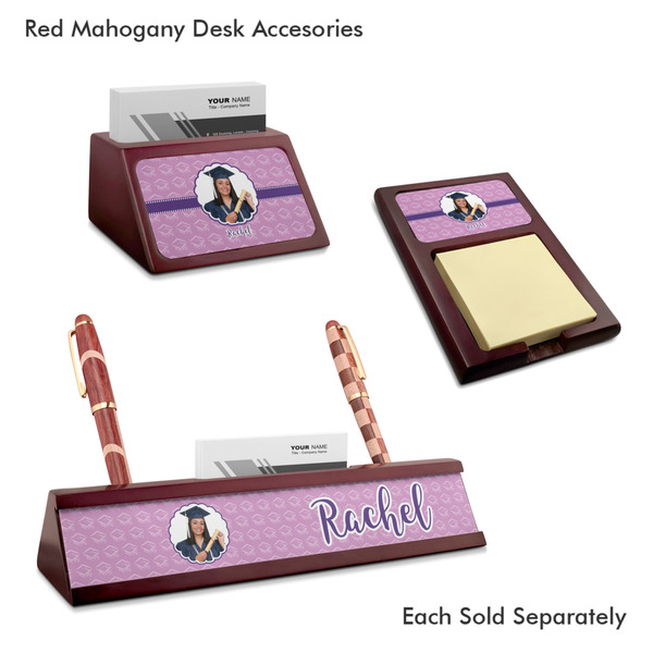 Graduation Mahogany Desk Accessories