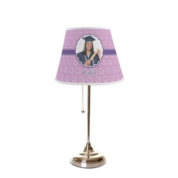 Graduation Poly Film Empire Lampshade - On Stand