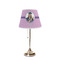 Graduation Poly Film Empire Lampshade - On Stand
