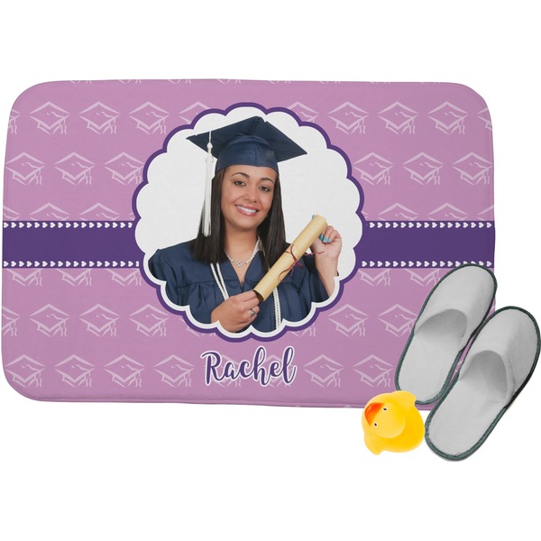 Custom Graduation Memory Foam Bath Mat (Personalized)