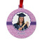 Graduation Metal Ball Ornament - Double Sided w/ Photo