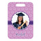 Graduation Metal Luggage Tag - Front Without Strap
