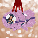 Graduation Metal Ornaments - Double Sided w/ Photo