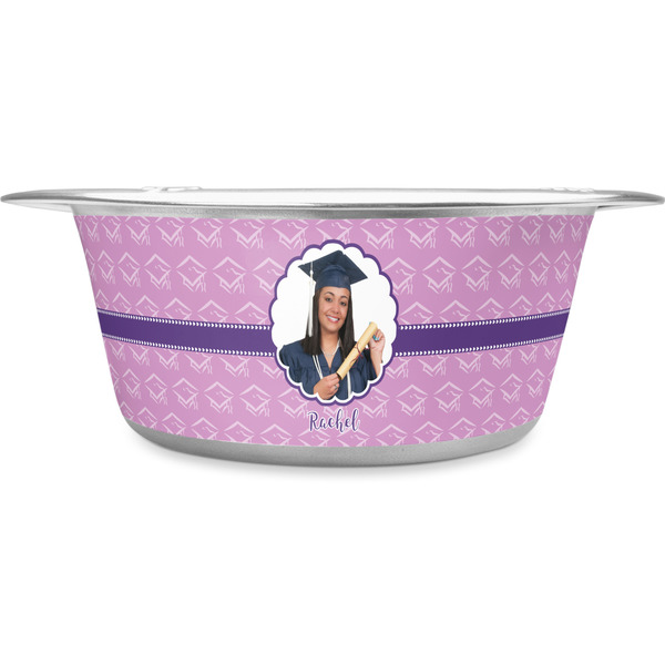 Custom Graduation Stainless Steel Dog Bowl - Small (Personalized)