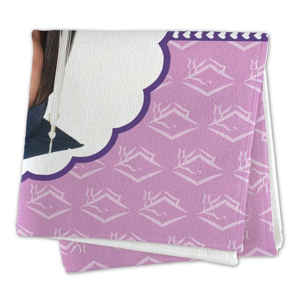 Graduation Microfiber Dish Rag - FOLDED (square)