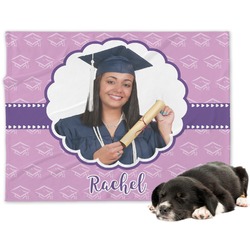 Graduation Dog Blanket - Large (Personalized)