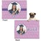 Graduation Microfleece Dog Blanket - Regular - Front & Back