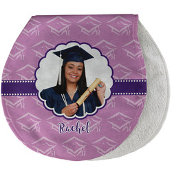 Graduation Burp Pad - Velour w/ Photo