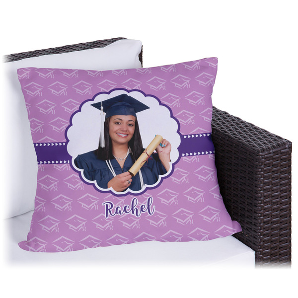 Custom Graduation Outdoor Pillow - 16" (Personalized)