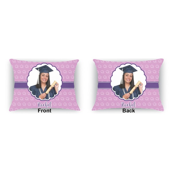 Graduation Outdoor Rectangular Throw Pillow (Front and Back)