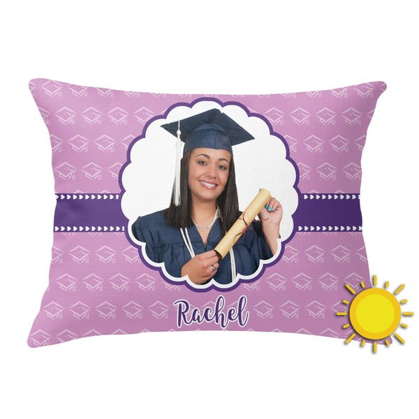 Custom Graduation Outdoor Throw Pillow (Rectangular) (Personalized)