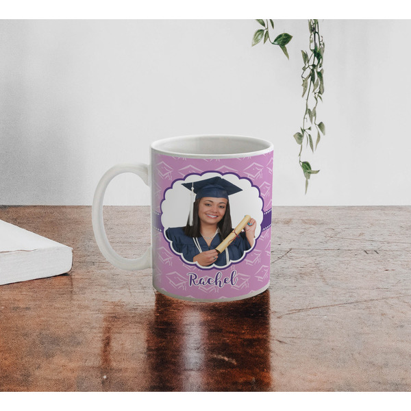 Graduation Personalized Coffee Mug - Lifestyle