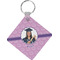 Graduation Diamond Plastic Keychain w/ Photo
