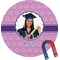 Graduation Personalized Round Fridge Magnet
