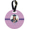Graduation Plastic Luggage Tag - Round (Personalized)