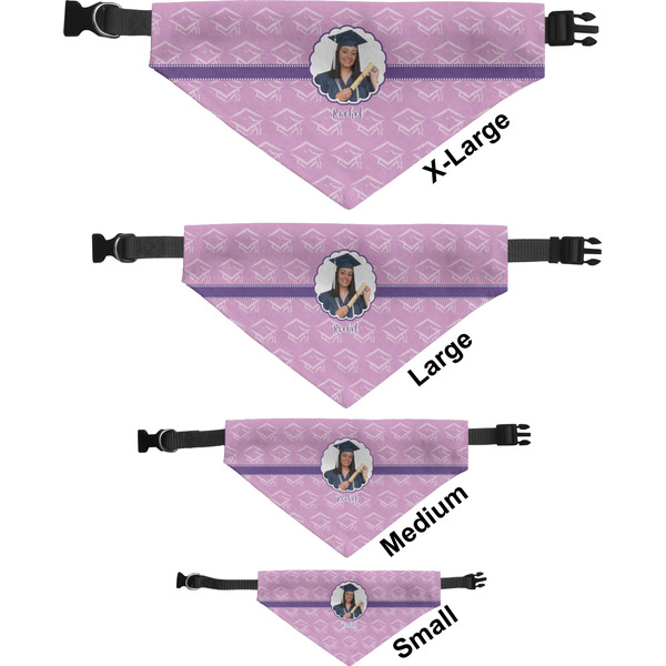 Graduation Pet Bandana Sizes