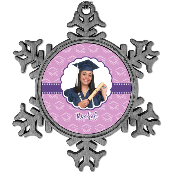 Custom Graduation Vintage Snowflake Ornament (Personalized)