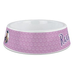 Graduation Plastic Dog Bowl - Large (Personalized)