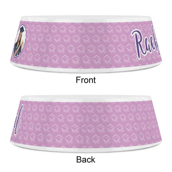 Graduation Plastic Pet Bowls - Small - APPROVAL