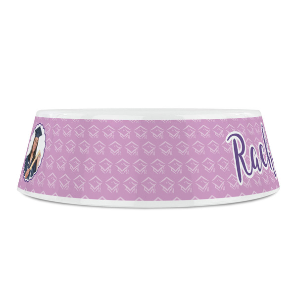 Graduation Plastic Pet Bowls - Small - FRONT