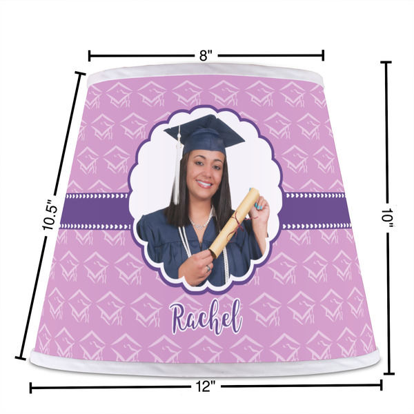 Graduation Poly Film Empire Lampshade - Dimensions